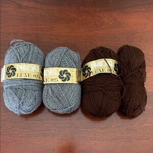 Luxe Gray Yarn Collection